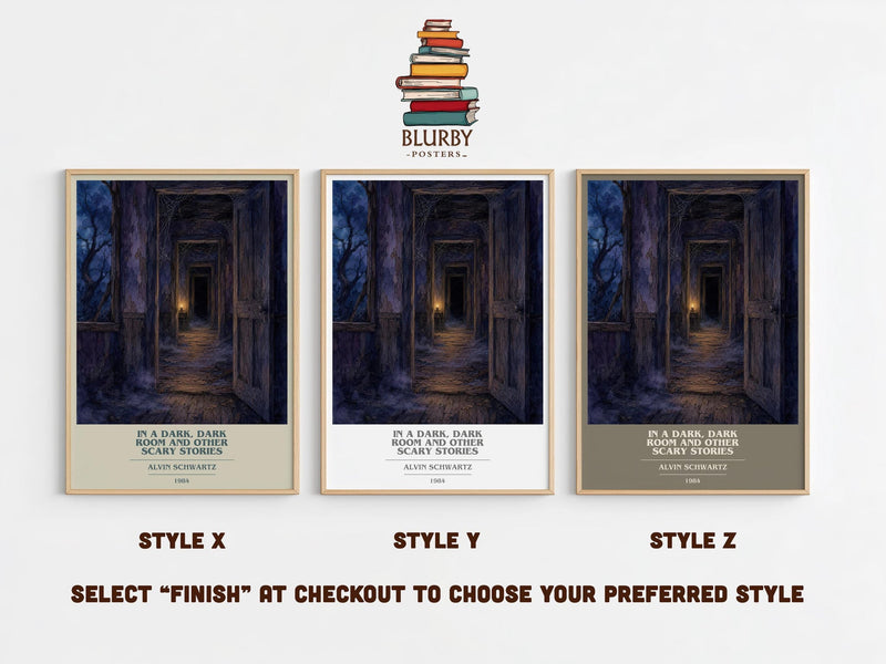 In A Dark, Dark Room And Other Scary Stories Book Cover Poster – A.