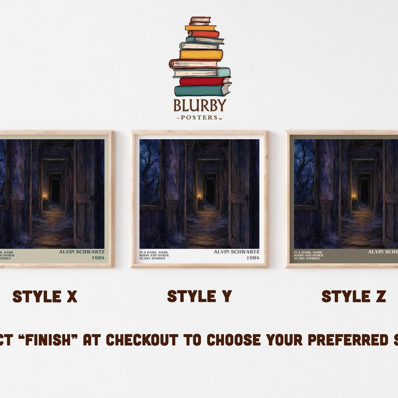 In A Dark, Dark Room And Other Scary Stories Literary Art Print – A.