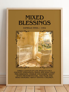 Mixed Blessings Minimalist Book Poster by Danielle Steel – image 2
