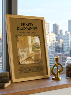 Mixed Blessings Minimalist Book Poster by Danielle Steel – image 3