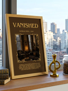 Vanished Minimalist Book Poster by Danielle Steel – image 3
