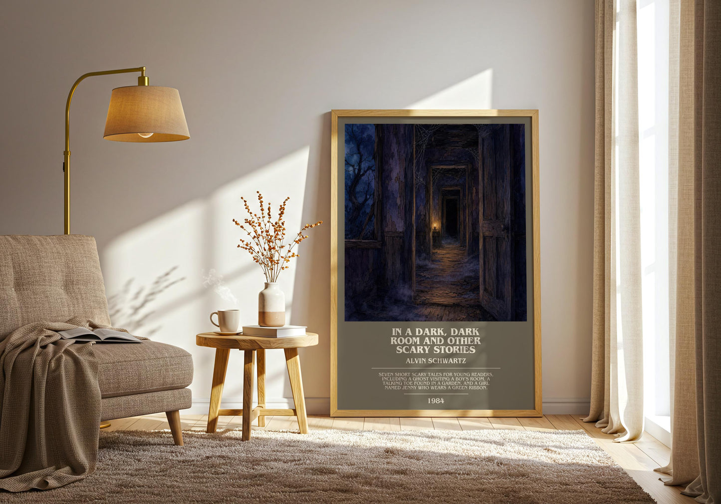 In A Dark, Dark Room And Other Scary Stories Bookish Wall Art – A.