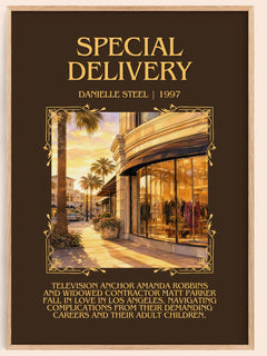 Special Delivery Minimalist Book Poster by Danielle Steel – image 1