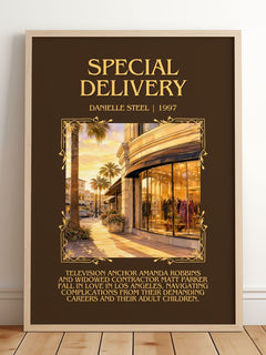 Special Delivery Minimalist Book Poster by Danielle Steel – image 2