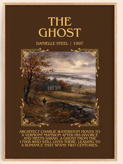 The Ghost Minimalist Book Poster by Danielle Steel – image 1