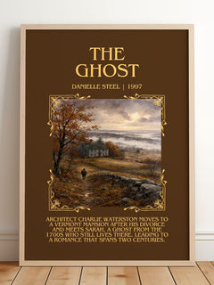 The Ghost Minimalist Book Poster by Danielle Steel – image 2