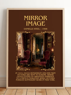 Mirror Image Minimalist Book Poster by Danielle Steel – image 2