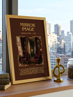 Mirror Image Minimalist Book Poster by Danielle Steel – image 3