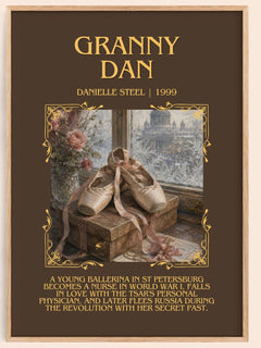 Granny Dan Minimalist Book Poster by Danielle Steel – image 1