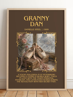 Granny Dan Minimalist Book Poster by Danielle Steel – image 2