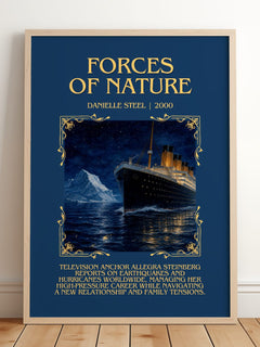 Forces Of Nature Minimalist Book Poster by Danielle Steel – image 2