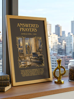 Answered Prayers Minimalist Book Poster by Danielle Steel – image 3
