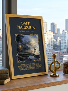 Safe Harbour Minimalist Book Poster by Danielle Steel – image 3