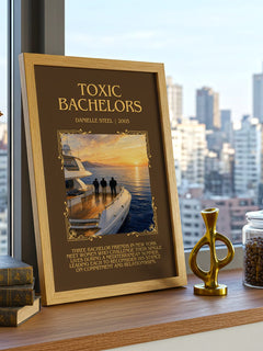 Toxic Bachelors Minimalist Book Poster by Danielle Steel – image 3