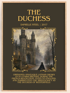 The Duchess Minimalist Book Poster by Danielle Steel – image 1