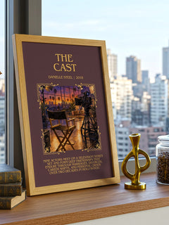 The Cast Minimalist Book Poster by Danielle Steel – image 3