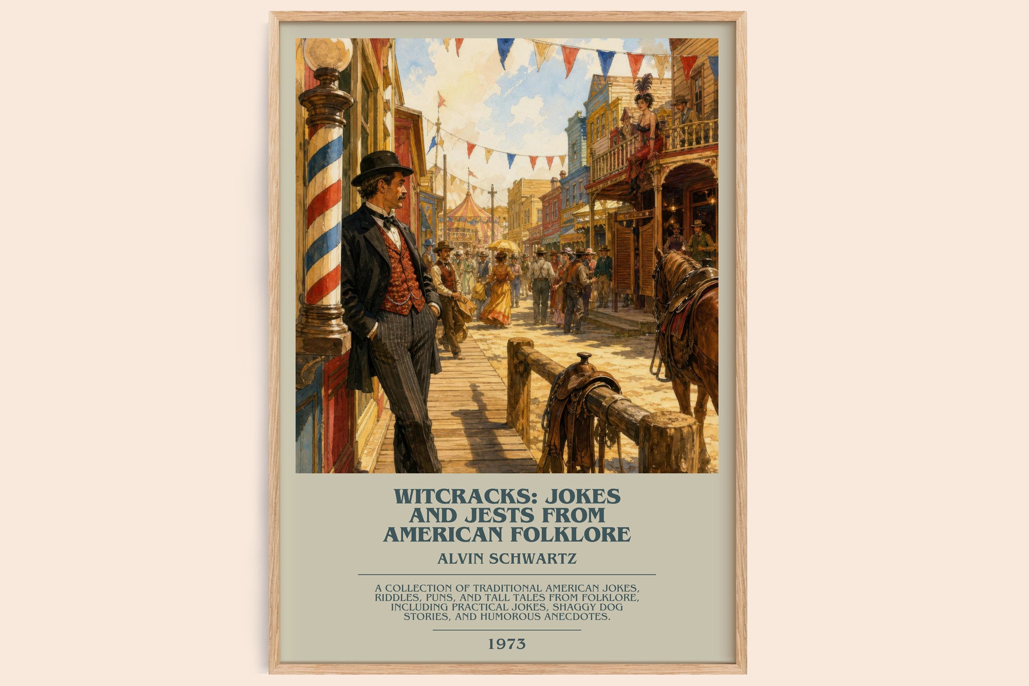Witcracks: Jokes And Jests From American Folklore Bookish Wall Art –