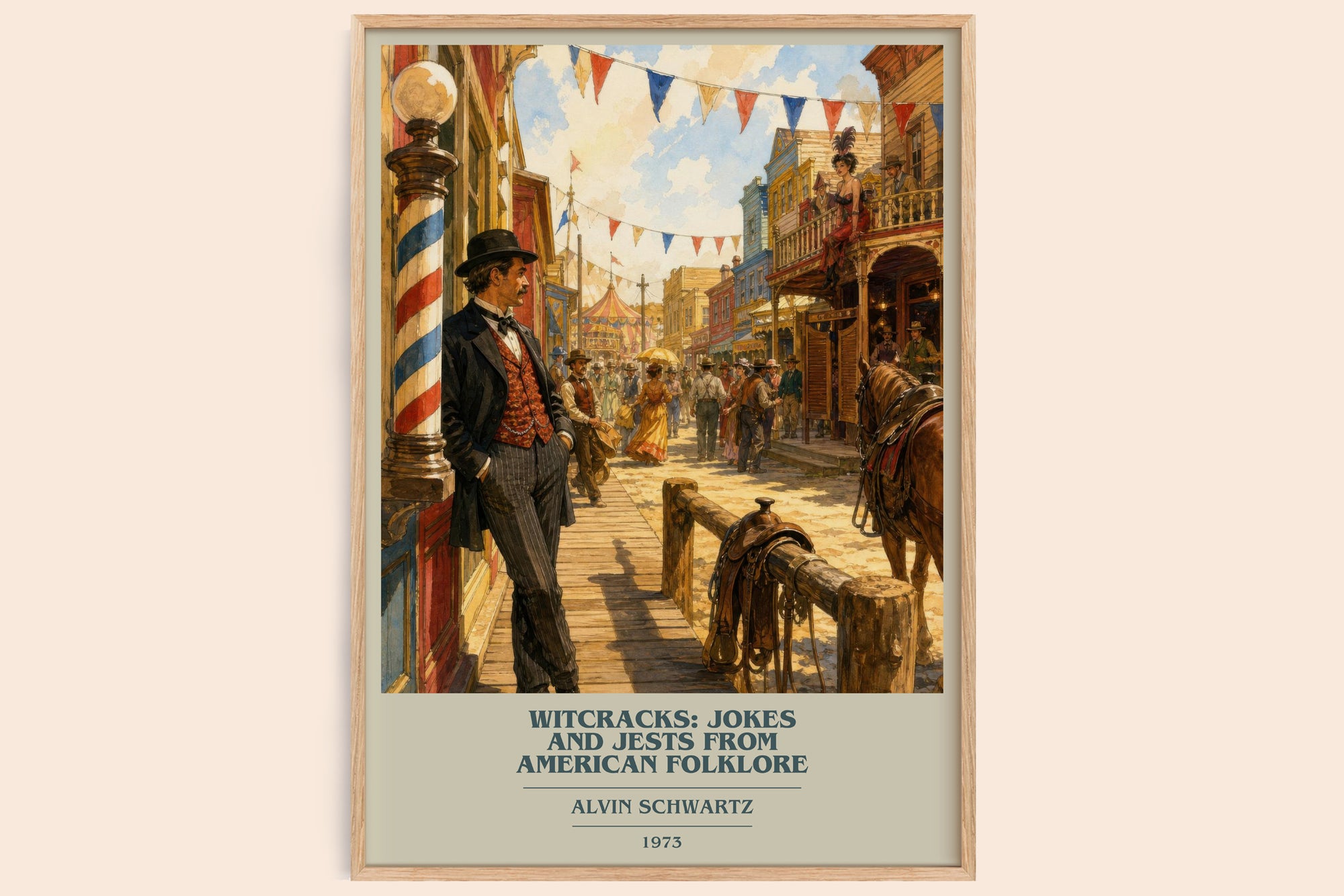 Witcracks: Jokes And Jests From American Folklore Book Cover Poster –