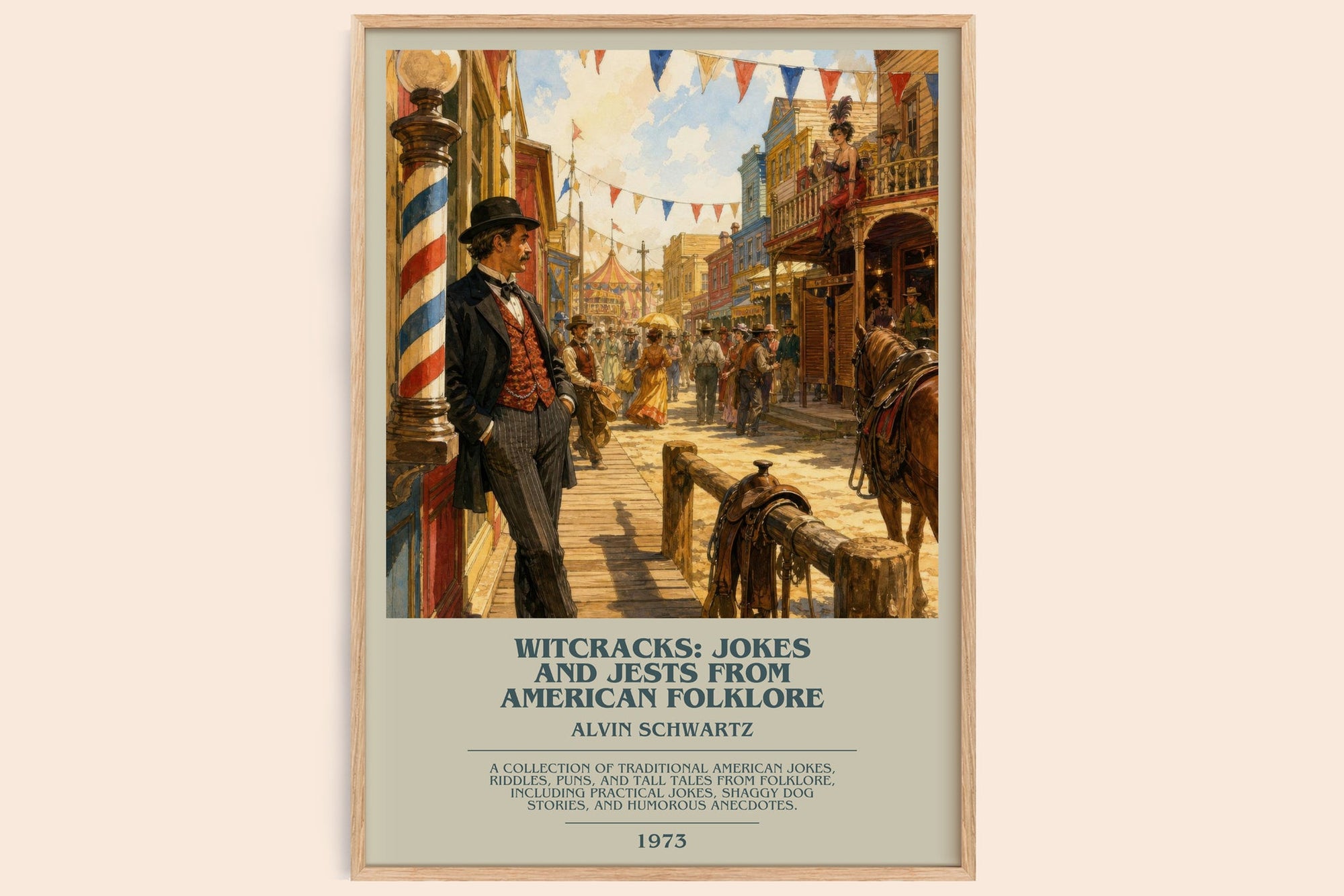 Witcracks: Jokes And Jests From American Folklore Bookish Wall Art –