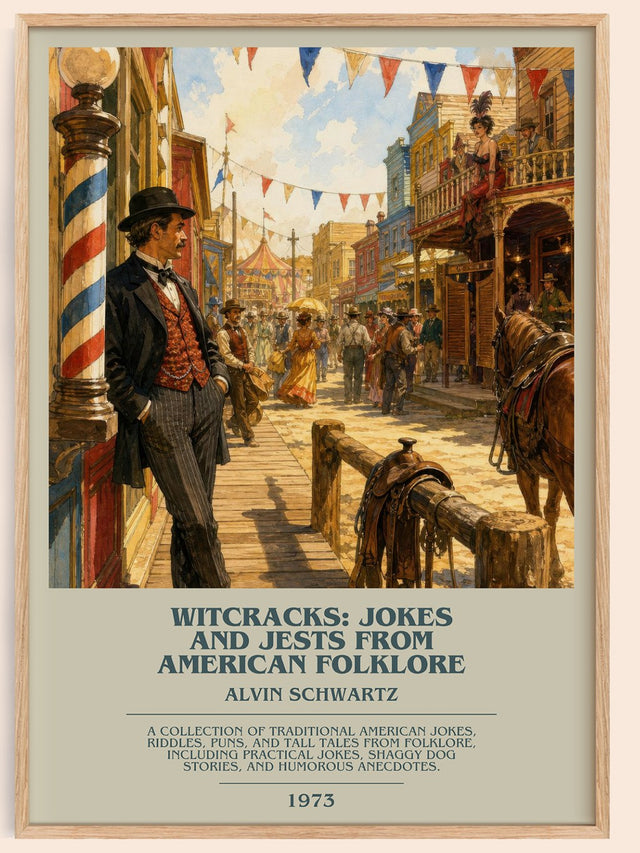 Witcracks: Jokes And Jests From American Folklore Bookish Wall Art –