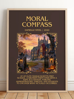 Moral Compass Minimalist Book Poster by Danielle Steel – image 2