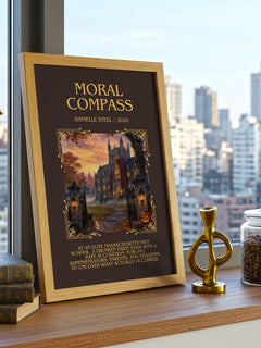 Moral Compass Minimalist Book Poster by Danielle Steel – image 3