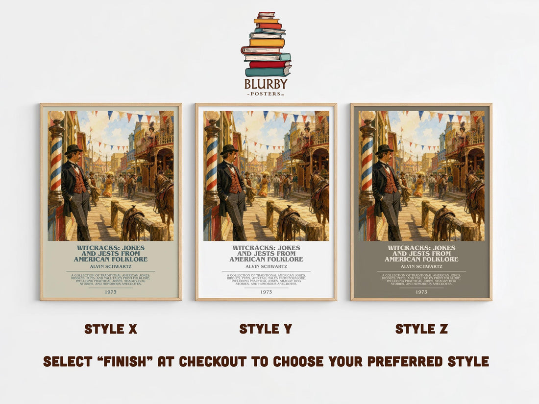 Witcracks: Jokes And Jests From American Folklore Bookish Wall Art – (mockup)