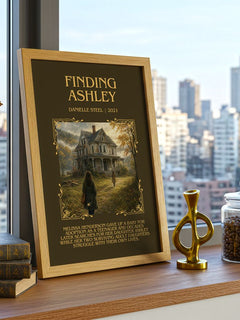 Finding Ashley Minimalist Book Poster by Danielle Steel – image 3