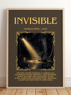 Invisible Minimalist Book Poster by Danielle Steel – image 2