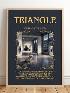 Triangle Minimalist Book Poster by Danielle Steel – image 2