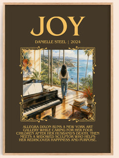 Joy Minimalist Book Poster by Danielle Steel – image 1
