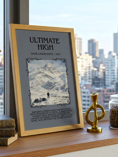 Ultimate High Minimalist Book Poster by David Lagercrantz – image 3
