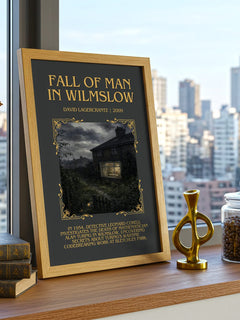 Fall Of Man In Wilmslow Minimalist Book Poster by David Lagercrantz – image 3