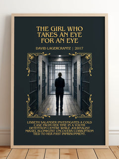 Girl Who Takes An Eye For An Eye Minimalist Book Poster – D. – image 2