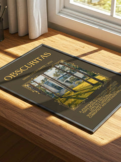 Obscuritas Minimalist Book Poster by David Lagercrantz – image 4