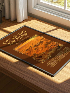 Cry Of The Kalahari Minimalist Book Poster by Delia Owens – image 4