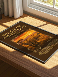 The Eye Of The Elephant Minimalist Book Poster by Delia Owens – image 4