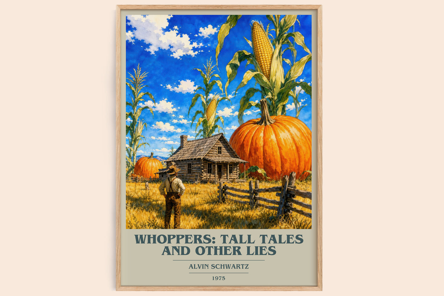 Whoppers: Tall Tales And Other Lies Book Cover Poster by A. Schwartz