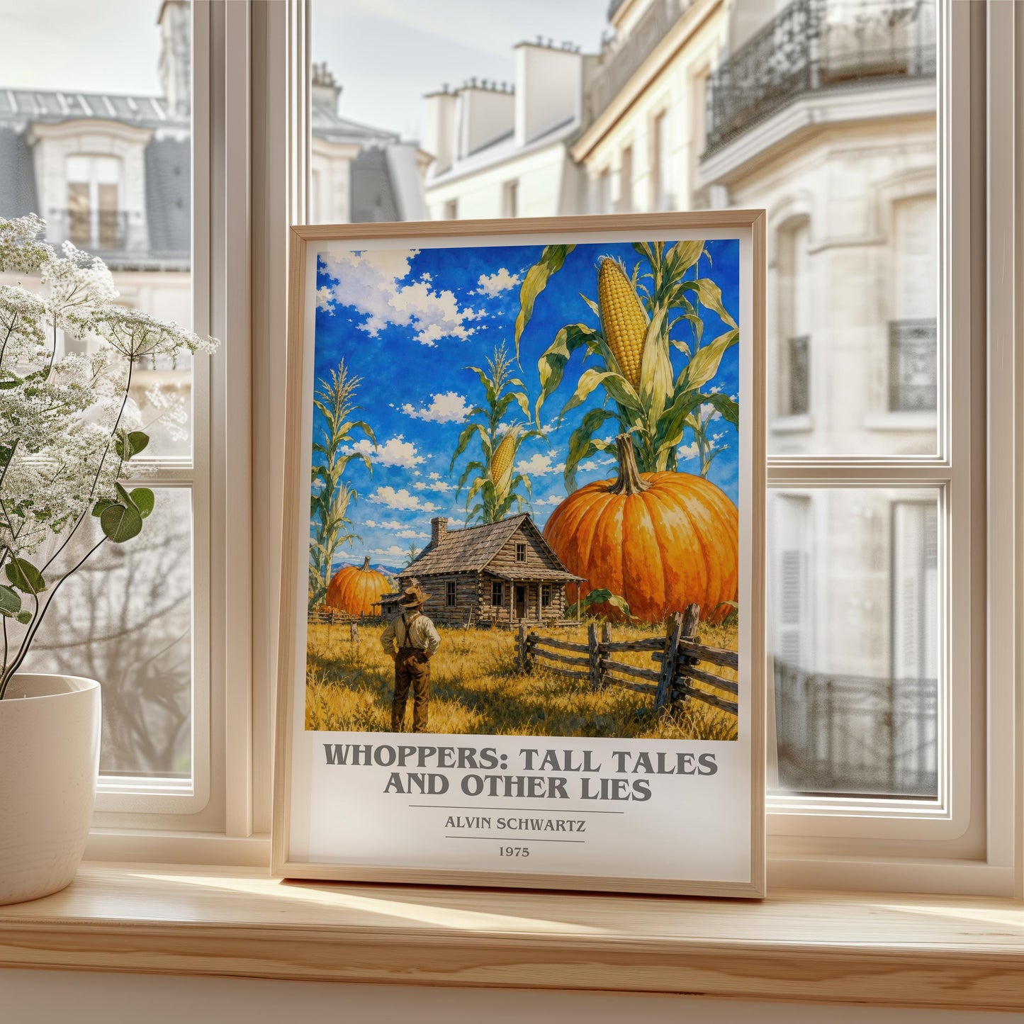 Whoppers: Tall Tales And Other Lies Book Cover Poster by A. Schwartz