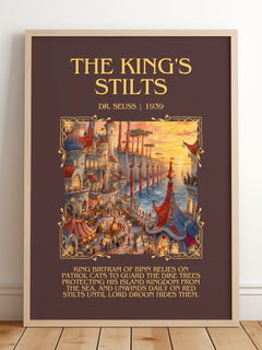 The King'S Stilts Minimalist Book Poster by Dr. Seuss – image 2