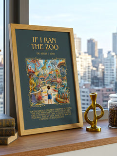 If I Ran The Zoo Minimalist Book Poster by Dr. Seuss – image 3