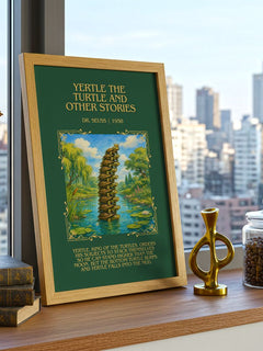 Yertle The Turtle And Other Stories Minimalist Book Poster by D. Seuss – image 3