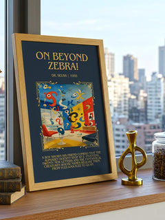 On Beyond Zebra! Minimalist Book Poster by Dr. Seuss – image 3