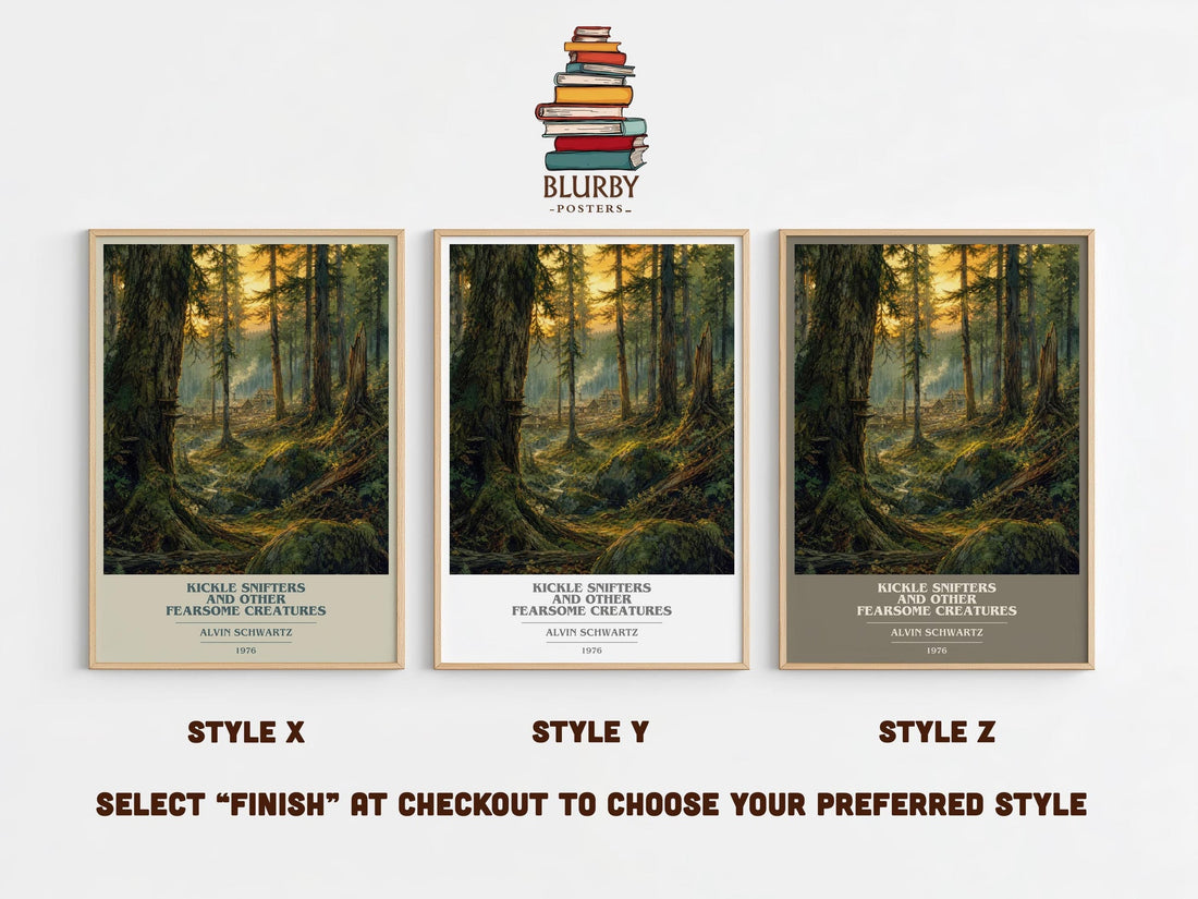Kickle Snifters And Other Fearsome Creatures Book Cover Poster – A. (mockup)