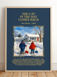 The Cat In The Hat Comes Back Minimalist Book Poster by Dr. Seuss – image 2