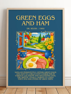 Green Eggs And Ham Minimalist Book Poster by Dr. Seuss – image 2