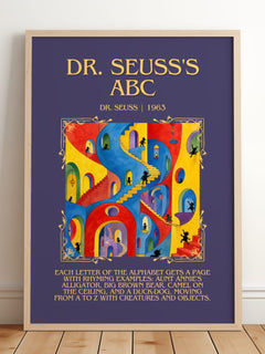 Dr. Seuss'S Abc Minimalist Book Poster by Dr. Seuss – image 2