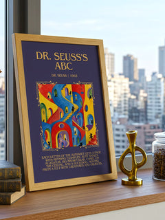 Dr. Seuss'S Abc Minimalist Book Poster by Dr. Seuss – image 3