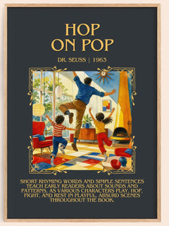 Hop On Pop Minimalist Book Poster by Dr. Seuss – image 1
