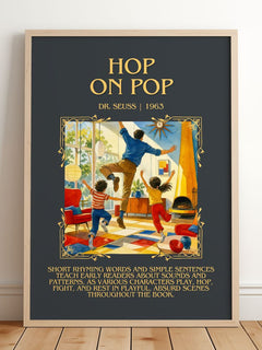 Hop On Pop Minimalist Book Poster by Dr. Seuss – image 2